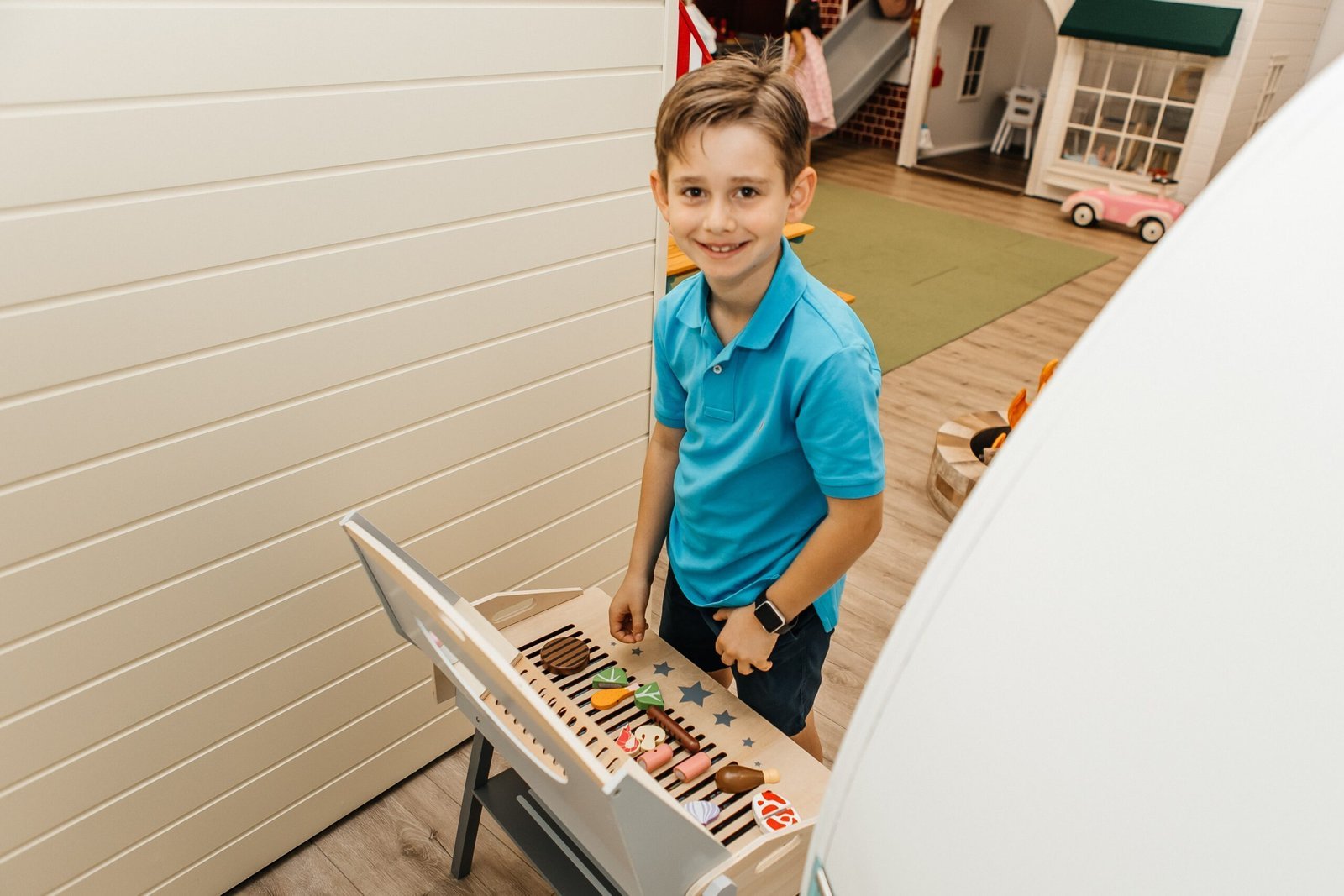 Parent and child at Kids Hideout