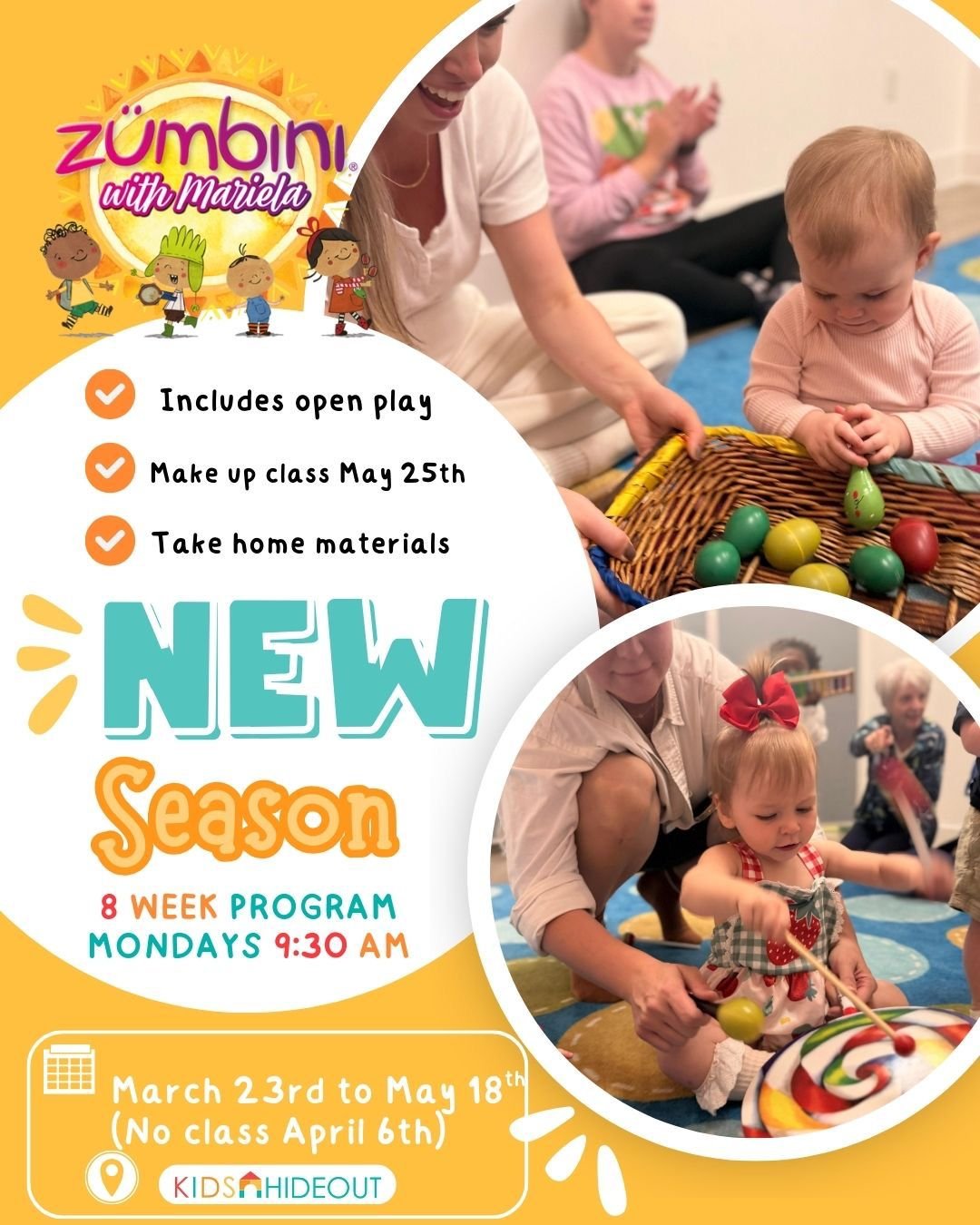 Mommy and me class at Kids Hideout indoor playground Fort Lauderdale