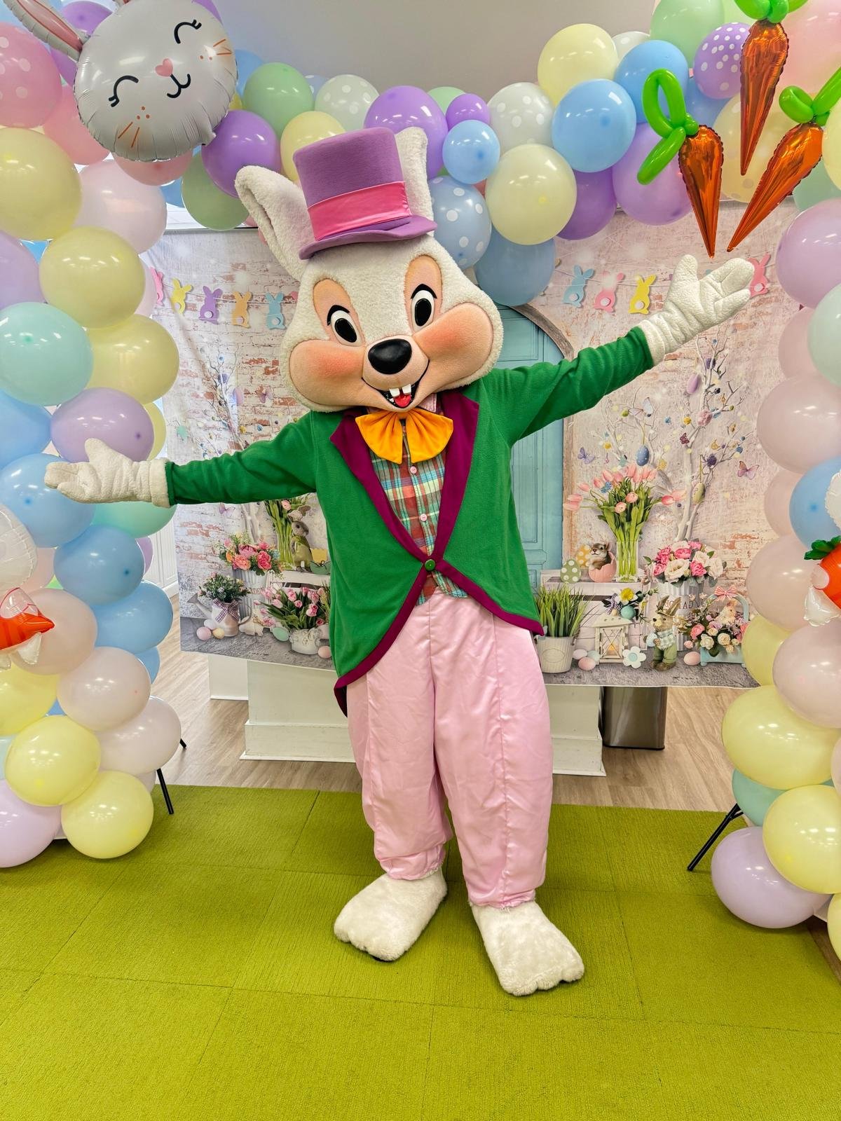 Easter Bunny at Kids Hideout indoor playground Fort Lauderdale Easter event